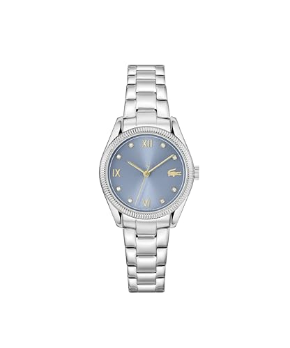 Lacoste Uhr mit DREI-Zeiger-Quarzwerk für Damen Kollektion Parisienne mit Silbernes Edelstahlarmband - 2001423 Lacoste Uhr mit DREI-Zeiger-Quarzwerk für Damen Kollektion Parisienne mit Silbernes Edelstahlarmband - 2001423 von Lacoste