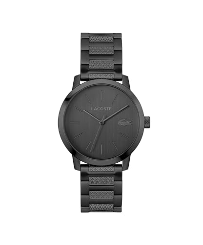 Lacoste Uhr mit DREI-Zeiger-Quarzwerk für Herren Kollektion Lacoste.12.12 Metropole mit Schwarzes Edelstahlarmband - 2011421 Lacoste Uhr mit DREI-Zeiger-Quarzwerk für Herren Kollektion Lacoste.12.12 Metropole mit Schwarzes Edelstahlarmband - 2011421 von Lacoste