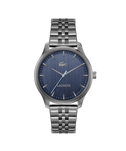 Lacoste Uhr mit DREI-Zeiger-Quarzwerk für Herren Kollektion Lisbon mit Graues Edelstahlarmband - 2011371 Lacoste Uhr mit DREI-Zeiger-Quarzwerk für Herren Kollektion Lisbon mit Graues Edelstahlarmband - 2011371 von Lacoste