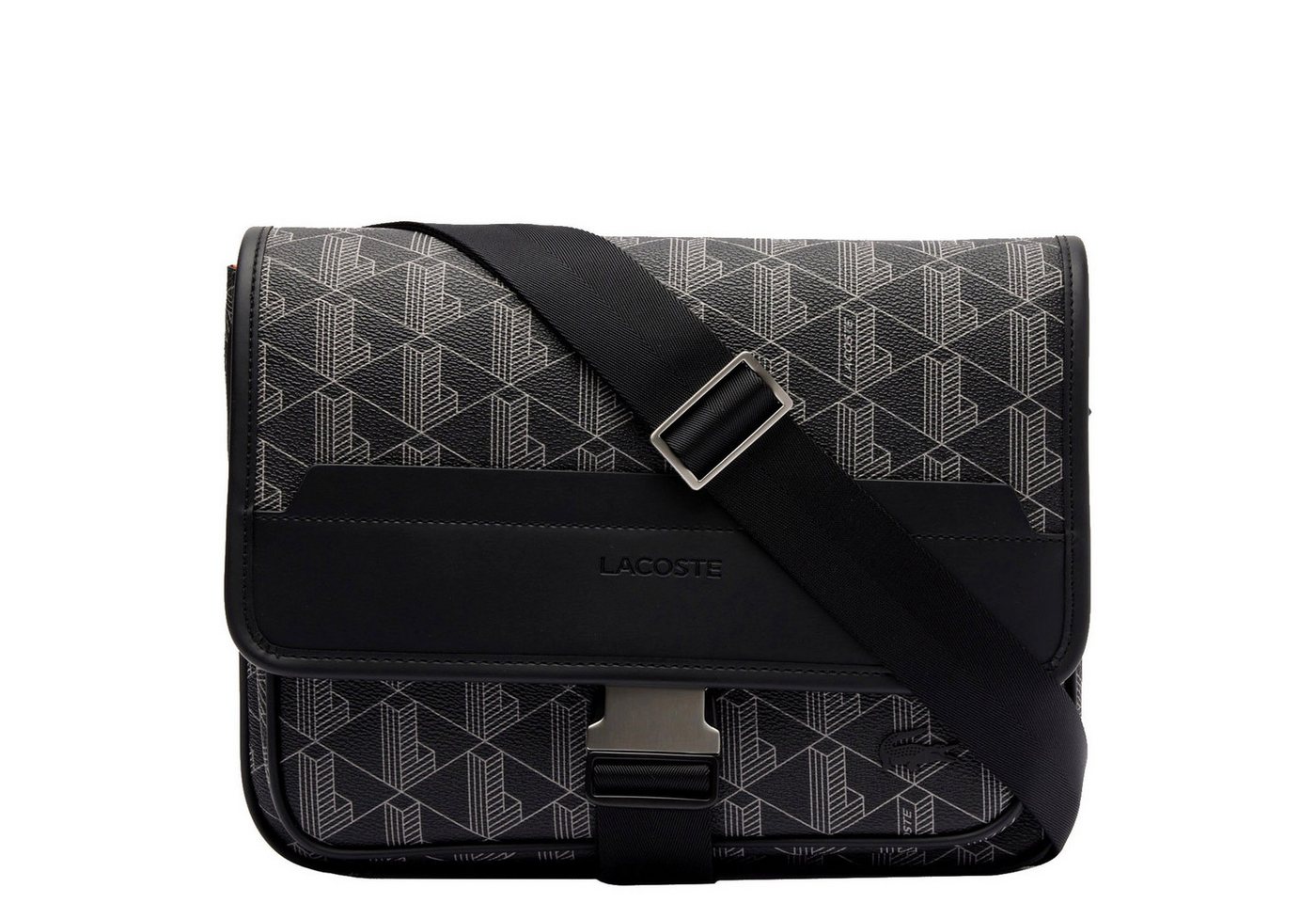 Lacoste Umhängetasche The Blend Messenger - Umhängetasche L 29 cm (monogram noir gris) von Lacoste