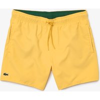 Lacoste Unifarbene Badeshorts mit Krokodil-Aufnäher von Lacoste