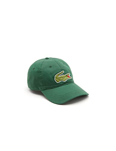 Lacoste Unisex - Erwachsene Baseball Cap RK9871, Damen,Herren Schirmmütze,Baseball Mütze,Kappe,Grün,TU von Lacoste