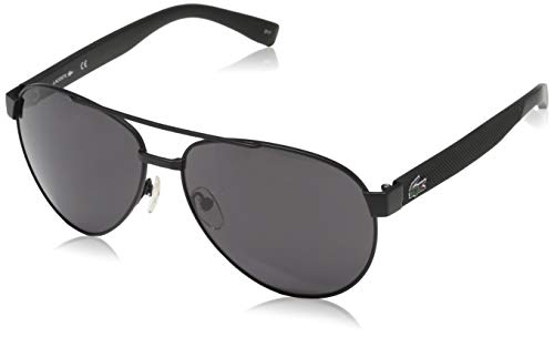 Lacoste Unisex-Erwachsene L185S 001 60 Sonnenbrille, Schwarz (Black Matte) von Lacoste