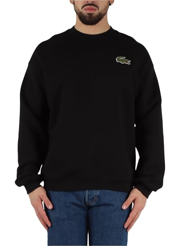 Lacoste Unisex-Erwachsene SH2741 Sweatshirt, Schwarz, S von Lacoste