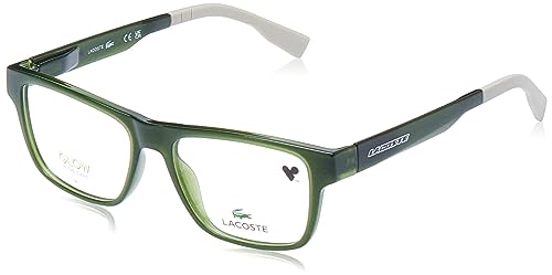 Lacoste Unisex L3655 Sunglasses, 300 Green Lumi, 49 von Lacoste
