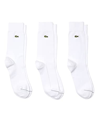 Lacoste Unisex RA4261 Socken, Blanc, 43/46 von Lacoste