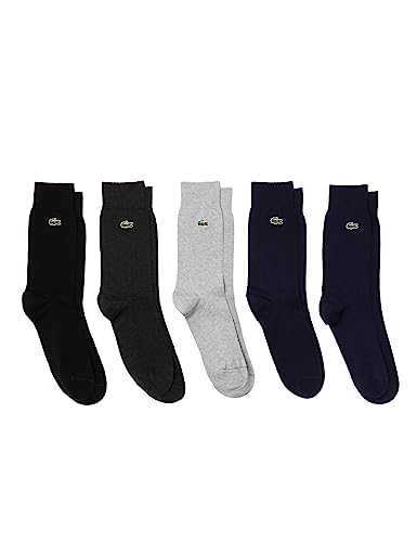 Lacoste Unisex RA8069 Socken, Marine/Argent Chine-Foudr, 43/46 von Lacoste