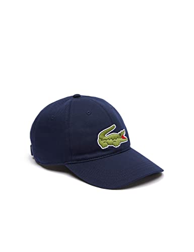 Lacoste Herren Cap RK9871, Männer Schirmmütze,Visor Cap,Oben offen,Tennis,Golf,Regular Fit,Blau,TU (Einheitsgröße) von Lacoste