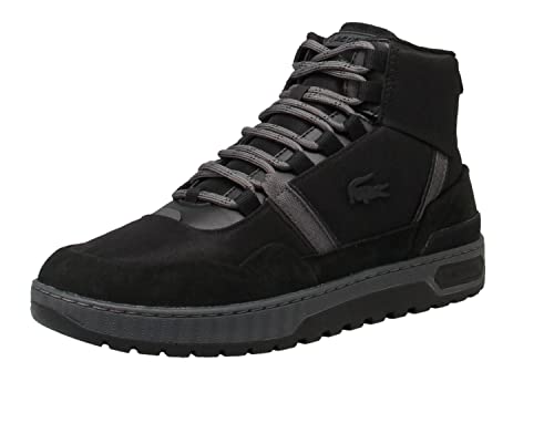 Lacoste Unisex T-Clip Wntr Mid 222 2 SMA Sneaker, SCHWARZ/DUNKELGRAU (237), 47 EU von Lacoste
