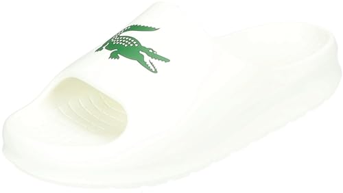 Lacoste-WOMEN SLIDES & SANDALS-46CFA0028, OFF WHT/DK GRN, 37 EU von Lacoste