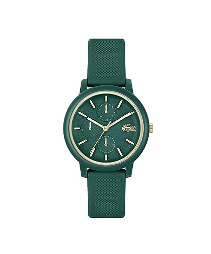 Lacoste Multi Zifferblatt Quarz Uhr für Damen Kollektion Lacoste.12.12 Multi mit Grünes Silikonarmband - 2001329 Lacoste Multi Zifferblatt Quarz Uhr für Damen Kollektion Lacoste.12.12 Multi mit Grünes Silikonarmband - 2001329 von Lacoste