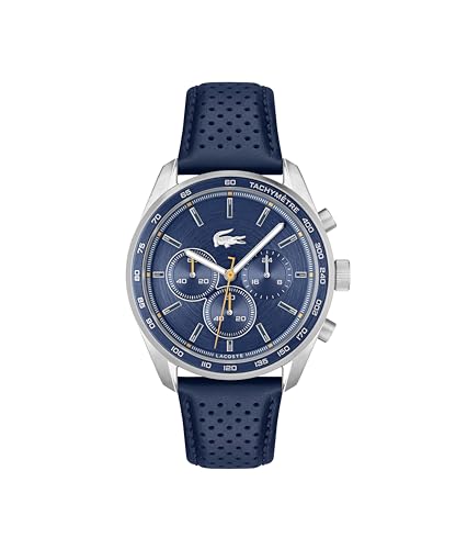 Lacoste Chronograph Quarz Uhr für Herren Kollektion Boston mit Lederarmband Lederarmband - 2011344 Lacoste Chronograph Quarz Uhr für Herren Kollektion Boston mit Lederarmband Lederarmband - 2011344 von Lacoste