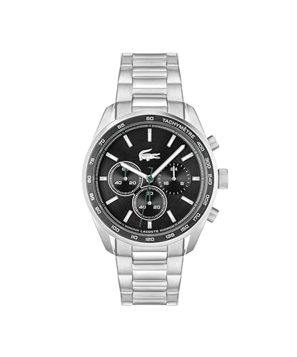 Lacoste Chronograph Quarz Uhr für Herren Kollektion Boston mit Edelstahlarmband - 2011347 Lacoste Chronograph Quarz Uhr für Herren Kollektion Boston mit Edelstahlarmband - 2011347 von Lacoste