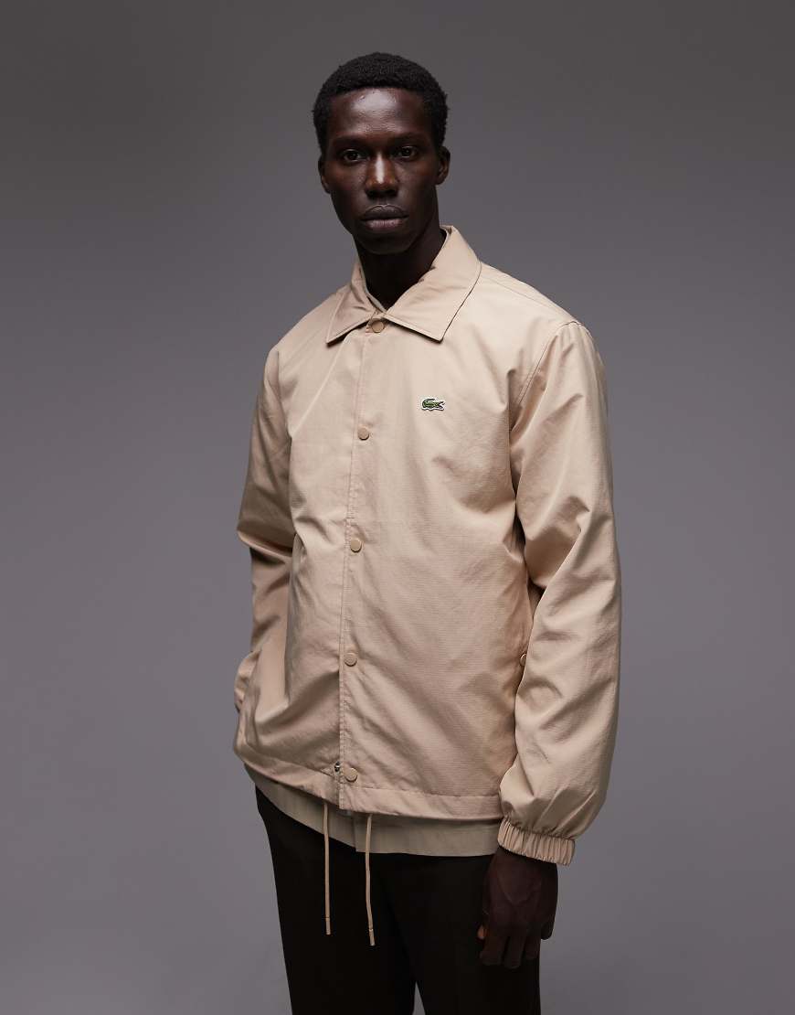 Lacoste - Wendbare Trainerjacke in Beige-Neutral von Lacoste