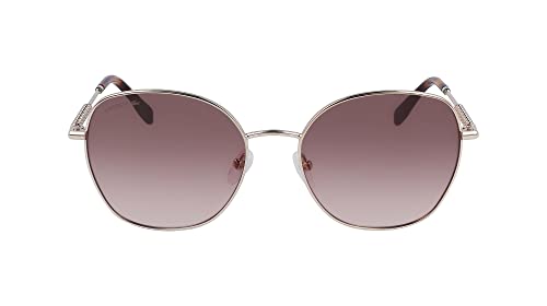 Lacoste Women's L257S Sunglasses, Light Gold, Einheitsgröße von Lacoste