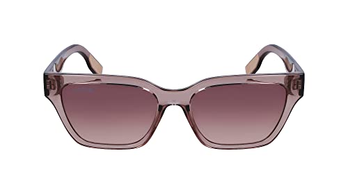 Lacoste Women's L6002S Sunglasses, Transarent Grey, Einheitsgröße von Lacoste
