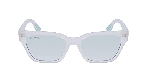 Lacoste Women's Sunglasses L6002S - Matte Crystal with Gradient Green Flash Lens von Lacoste
