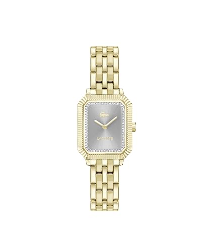Lacoste Zwei-Zeiger-Quarzwerk-Uhr für Damen Kollektion Parisienne mit Goldfarben Edelstahlarmband - 2001441 Lacoste Zwei-Zeiger-Quarzwerk-Uhr für Damen Kollektion Parisienne mit Goldfarben Edelstahlarmband - 2001441 von Lacoste