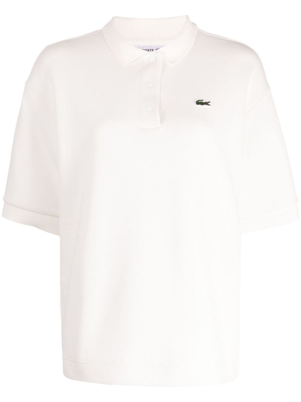 Lacoste Poloshirt mit Logo-Applikation - Weiß von Lacoste