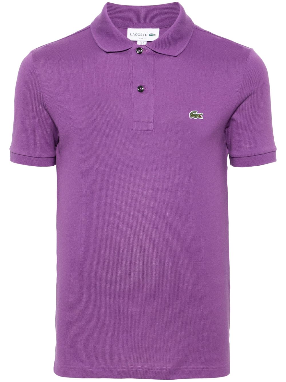 Lacoste logo-patch cotton polo shirt - Violett von Lacoste