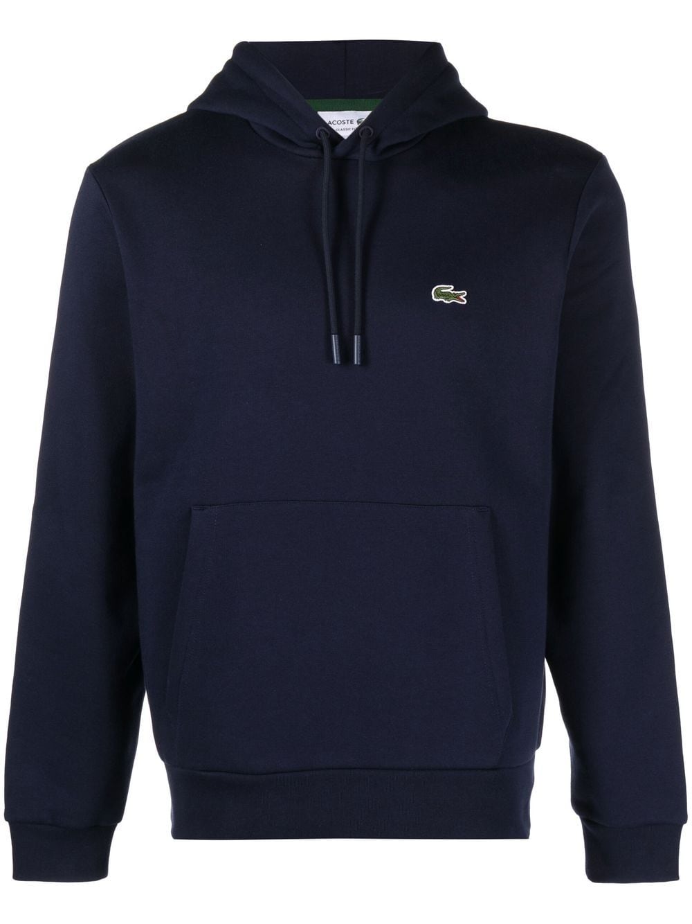 Lacoste Fleece-Hoodie mit Logo-Patch - Blau von Lacoste