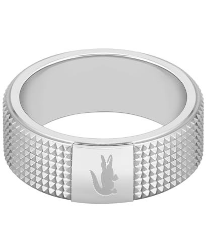 Lacoste ring für Herren Kollektion STENCIL aus Edelstahl - 2040195G von Lacoste