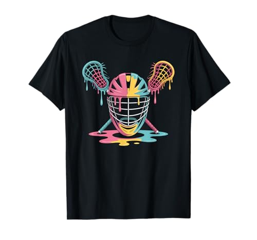 Lacrosse Ice Cream Drip Lax Jungen Helm Stick Jugend Spieler T-Shirt Lacrosse Ice Cream Drip Lax Jungen Helm Stick Jugend Spieler T-Shirt von Lacrosse Dripping Desserts Lover - DressedForDuty