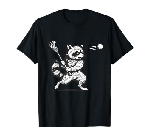 Lacrosse Raccoon Retro Lax Torwart Defender Herren Jugend Jungen T-Shirt Lacrosse Raccoon Retro Lax Torwart Defender Herren Jugend Jungen T-Shirt von Lacrosse Feral Raccoon Retro Sports Tees