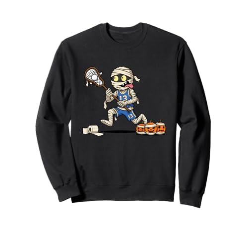 Lustiger Lacrosse Mummy Kürbis Halloween Kinder Herren Damen Sweatshirt Lustiger Lacrosse Mummy Kürbis Halloween Kinder Herren Damen Sweatshirt von Lacrosse Lovers Cute Halloween Outfits Boy Girl