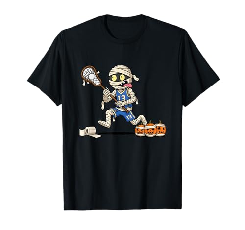 Lustiger Lacrosse Mummy Kürbis Halloween Kinder Herren Damen T-Shirt Lustiger Lacrosse Mummy Kürbis Halloween Kinder Herren Damen T-Shirt von Lacrosse Lovers Cute Halloween Outfits Boy Girl