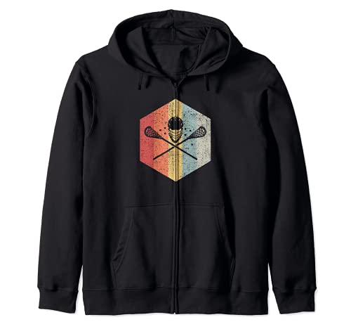 Vintage Lacrosse Geschenk Retro Lacrosse Helm und Schläger Kapuzenjacke Vintage Lacrosse Geschenk Retro Lacrosse Helm und Schläger Kapuzenjacke von Lacrosse Spieler Geschenkidee