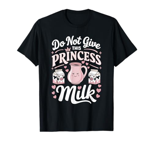 Geben Sie dieser Prinzessin keine Milch-Laktoseintoleranz Mädchen T-Shirt Geben Sie dieser Prinzessin keine Milch-Laktoseintoleranz Mädchen T-Shirt von Lactose Intolerance Awareness Gifts