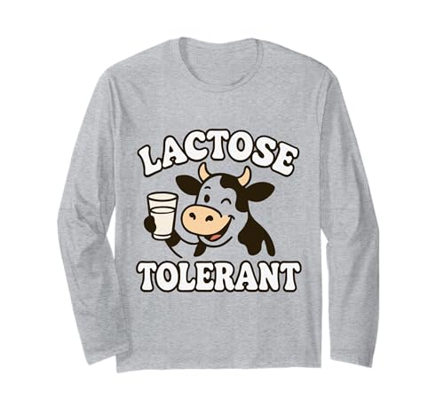 Laktosetolerant für Männer, Frauen, Kinder Langarmshirt Laktosetolerant für Männer, Frauen, Kinder Langarmshirt von Lactose Tolerant