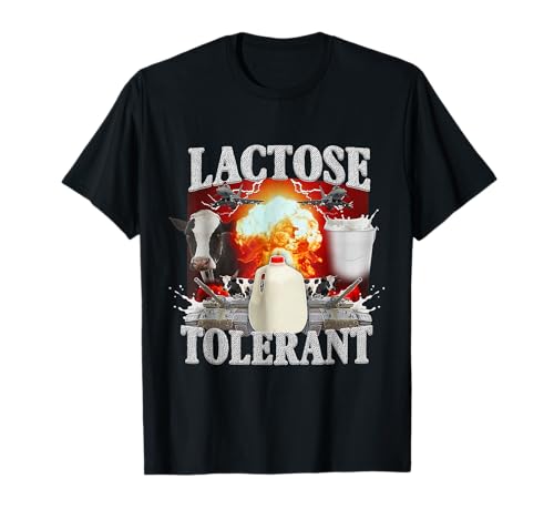Lactose Intolerant Shirt Damen T-Shirt Schwarz S Klassisches Damen T-Shirt mit Rundhals-Ausschnitt und Kurzarm in klassischer Passform Lactose Intolerant Shirt Damen T-Shirt Schwarz S Klassisches Damen T-Shirt mit Rundhals-Ausschnitt und Kurzarm in klassischer Passform von Lactose intolerant Shirt