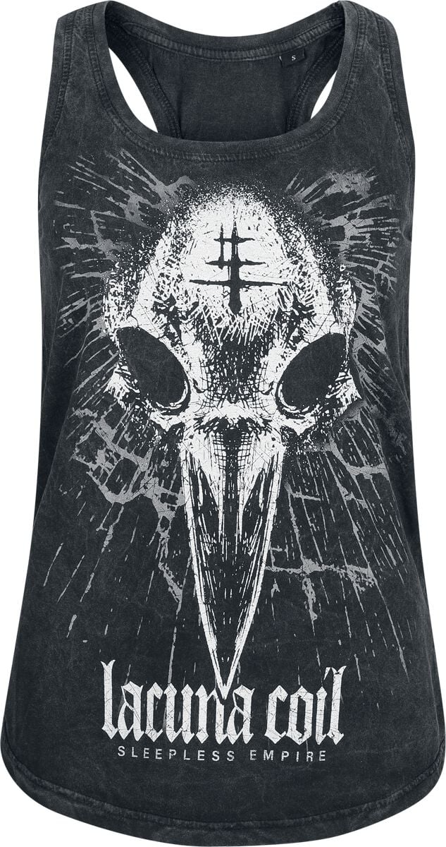 Lacuna Coil Sleepless Top anthrazit in XL von Lacuna Coil