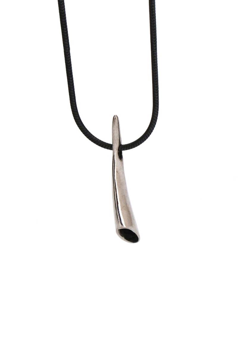 Punk Anhänger Halskette Zierlicher Fangzahn Für Männer Und Frauen Handgemachte Sterling Silber Geschenk Ihn Lacuna Schmuck von LacunaJewelry