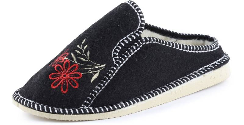 Ladeheid Damen Filz Hauschuhe Pantoffeln Schlapfen PFF076 Hausschuh von Ladeheid