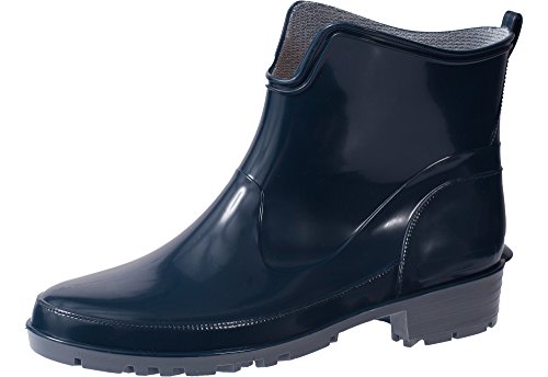 Ladeheid Gummistiefel Damen Kurz Wasserdicht Damenschuhe Elegant und Bequem LA-930 (Dunkelblau, 36 EU) von Ladeheid