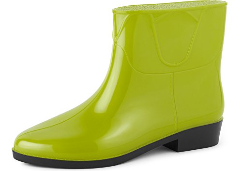 Ladeheid Damen Kurze Gummistiefel LAZT201801 (Grasig, 38 EU) von Ladeheid