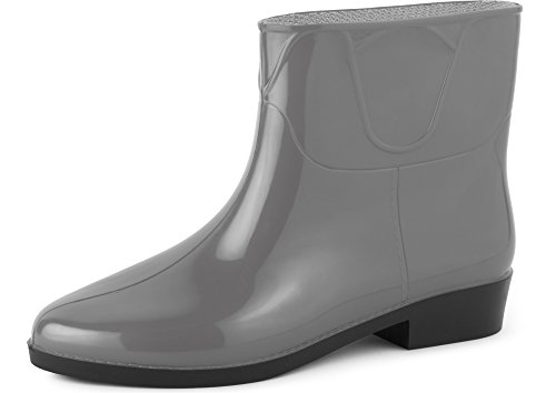 Ladeheid Damen Kurze Gummistiefel LAZT201801 (Grau, 41 EU) von Ladeheid