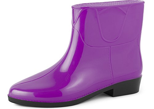 Ladeheid Damen Kurze Gummistiefel LAZT201801 (Violett, 41 EU) von Ladeheid