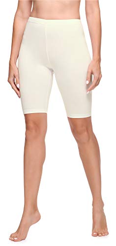 Ladeheid Damen Kurze Leggings LA40-131 (Ecru, M) von Ladeheid