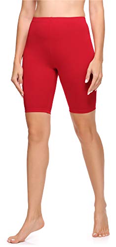 Ladeheid Damen Kurze Leggings LA40-131 (Rot, L) von Ladeheid