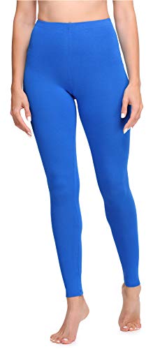 Ladeheid Damen Lange Leggings aus Baumwolle LA40-133 (Kobalt, M) von Ladeheid