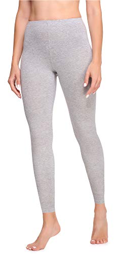 Ladeheid Damen Lange Leggings aus Baumwolle LA40-133 (Melange, XL) von Ladeheid