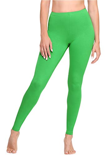 Ladeheid Damen Lange Leggings aus Viskose LA40-201(Grün, 44) von Ladeheid