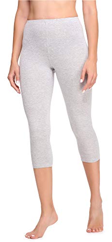 Ladeheid Damen Leggings 3/4 aus Viskose LA40-202(Melange, 34) von Ladeheid