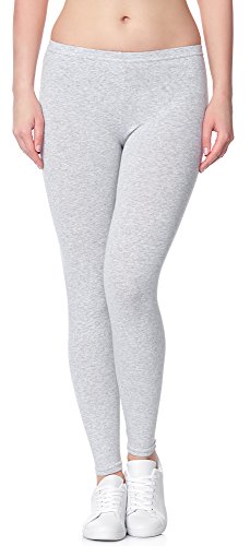 Ladeheid Damen Leggings Long aus Baumwolle LAMA02 (Melange12, S/M) von Ladeheid