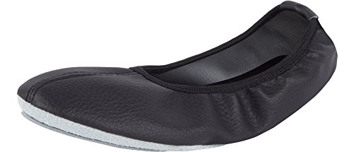 Ladeheid Damen Mädchen Ballet Flat Geschlossene Ballerinas LAAK005 (Schwarz, 26 EU) von Ladeheid