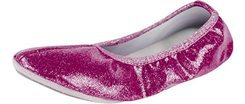 Ladeheid Damen Mädchen Ballet Flat Geschlossene Ballerinas LAAK008 (Rosa 2, 39 EU) von Ladeheid